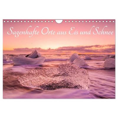 Sagenhafte Orte aus Eis und Schnee (Wandkalender 2027 DIN A4 quer), CALVENDO Monatskalender