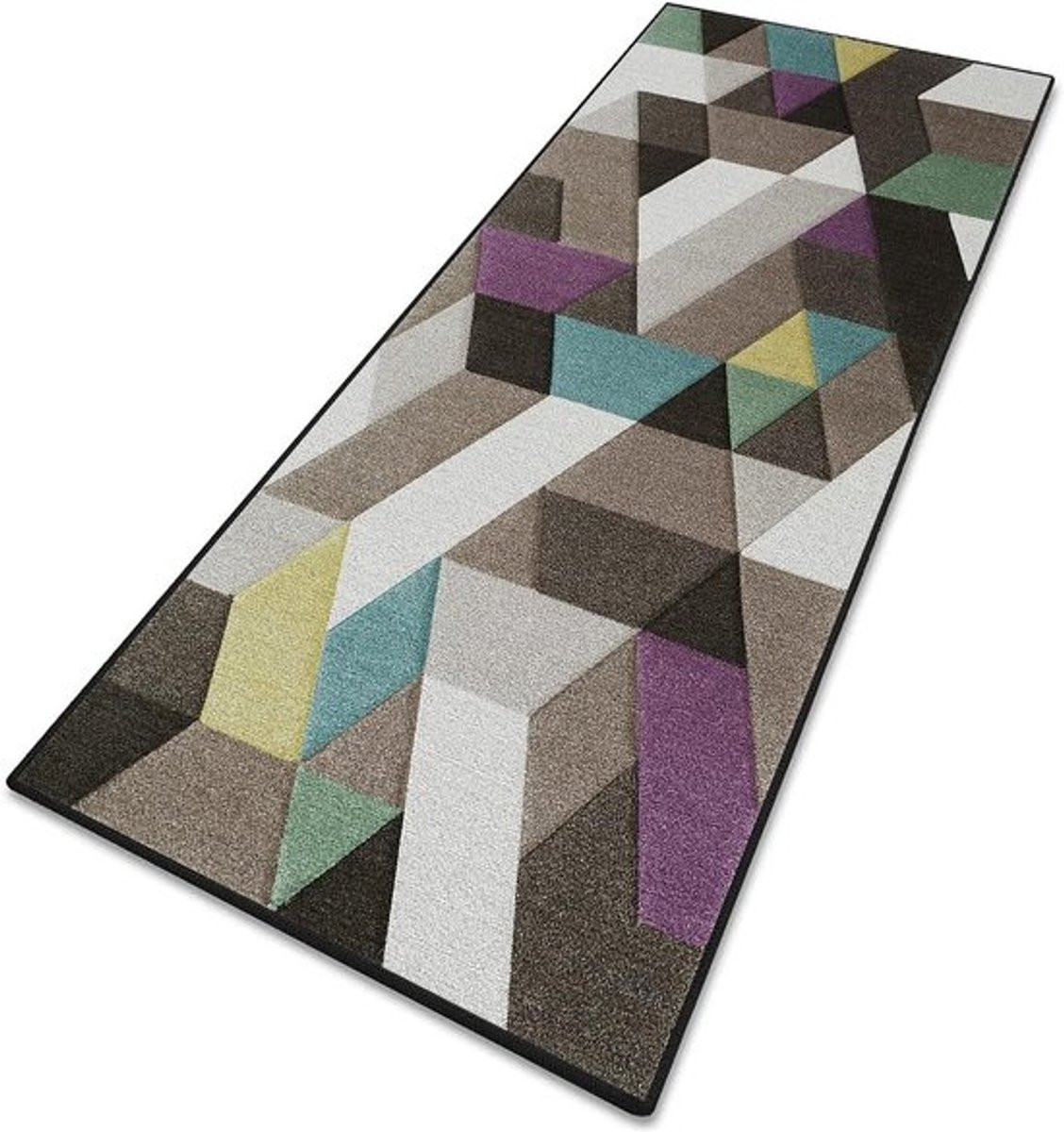 Keukentapijt of vloerkleed met geometrisch patroon per meter kopen
