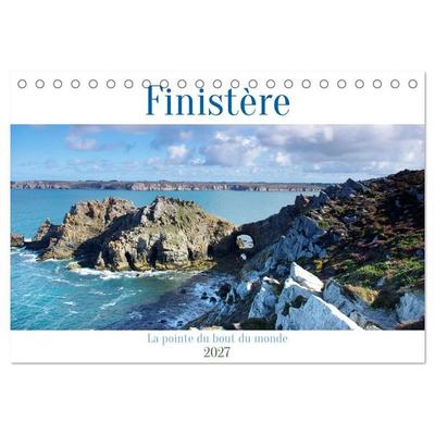 FINISTERE La pointe du bout du monde (Calendrier de bureau 2027 DIN A5 vertical), CALVENDO calendrier mensuel