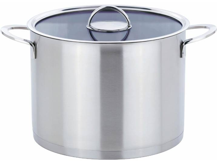 Kochtopf GSW ELEGANCE , silber (silberfarben), Ø:26cm, Töpfe, Kochtopf, Induktion
