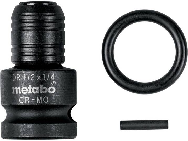 Adaptateur 1/2\ à 1/4\ METABO 628837000 - Pour visseuse à choc E6\,3 - 3 pièces