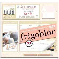 Play Bac, Kalender, Frigobloc hebdomadaire maison zen 2027