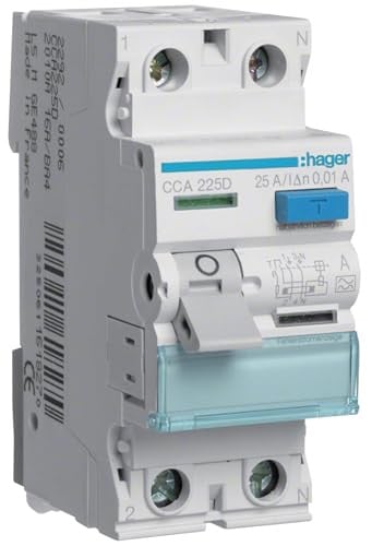 Hager CCA225D FI-stroomonderbreker Type A 2-polig 25A 230V