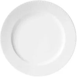Lyngby Rhombe Teller 27 cm - Weiss, Teller, Weiss