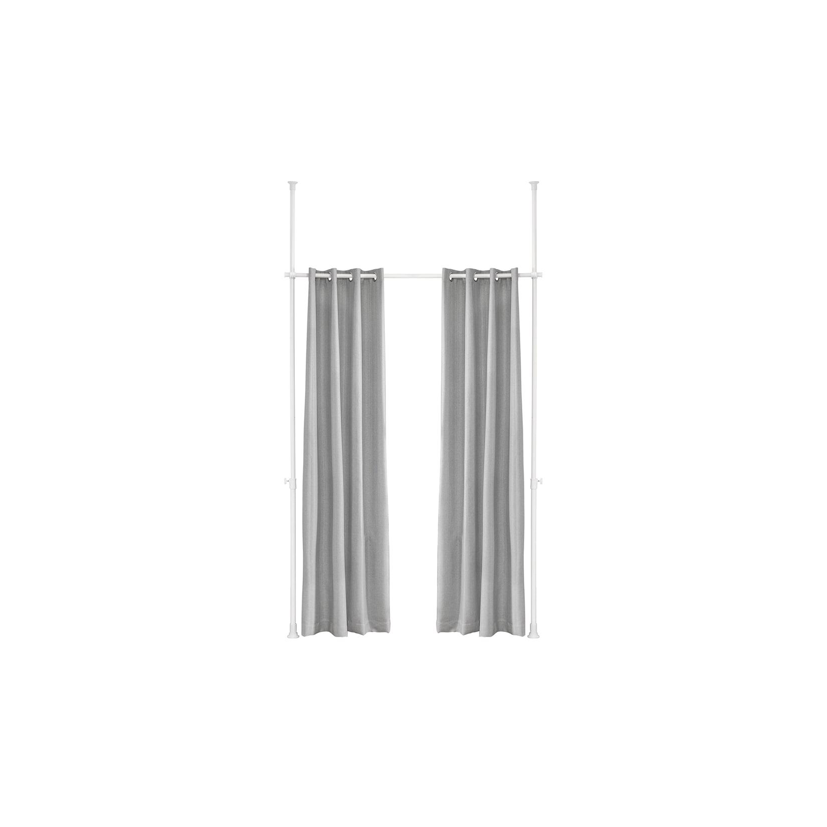SoBuy Verstellbarer Raumteiler Hellgrau 162x9x200cm Industriell