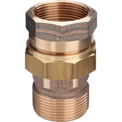 Viega Rohrverschraubung 3331 flachdichtend in R3/4 x Rp3/4 Rotguss