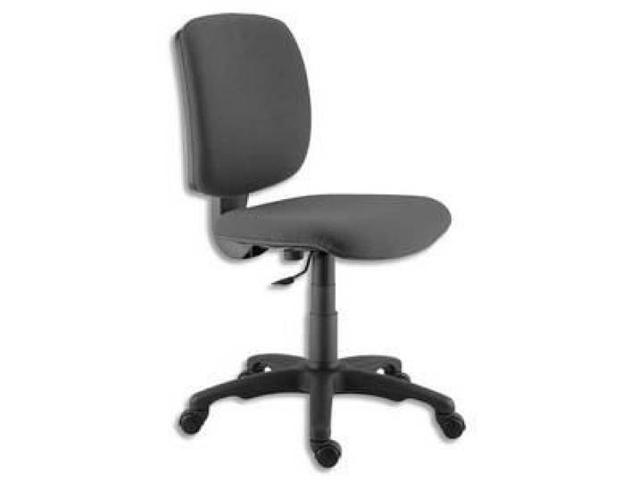 Chaise Dactylo KILIMA moyen tissu gris