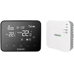 Evolveo Thermal, chytrý bezdrátový programovatelný termostat, wifi, BT, Thermostat, Weiss