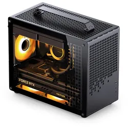 JONSBO Z20 Black, schwarz, Glasfenster