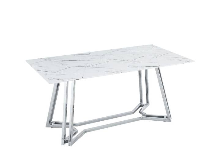 Salesfever Esstisch Marmoroptik 160x90