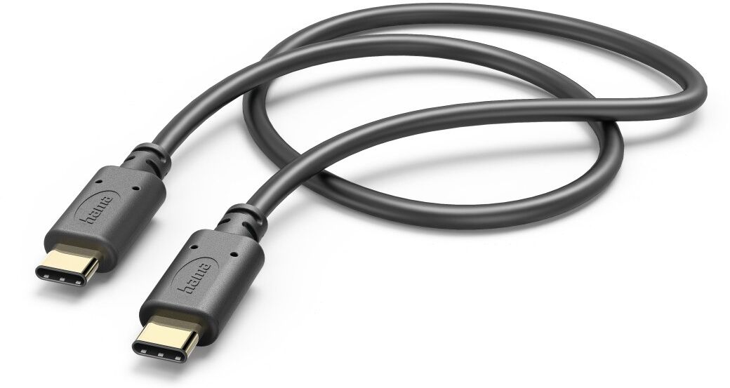Hama USB-C to USB-C Charging Cable, 1.5 m, Black