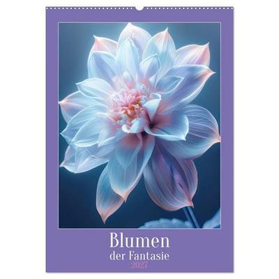 Blumen der Fantasie (Wandkalender 2027 DIN A2 hoch), CALVENDO Monatskalender