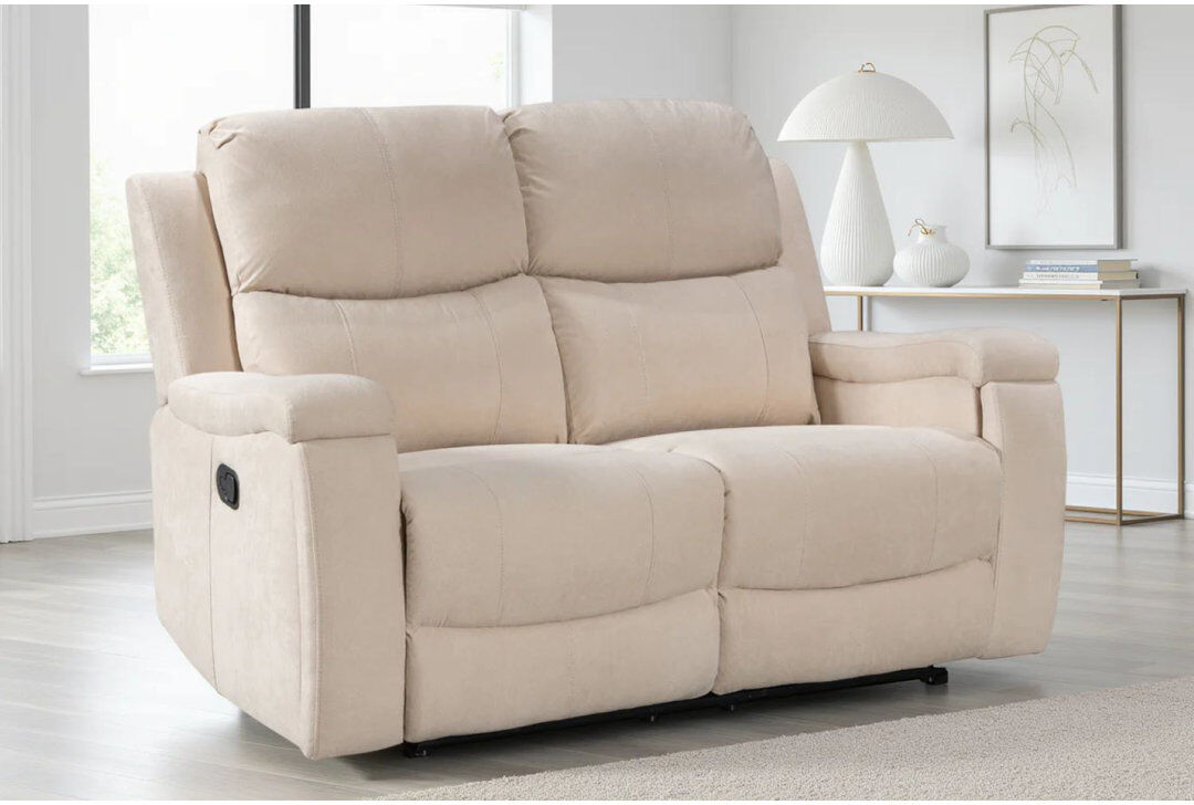 17 Stories Reclining Sofa Beige 2