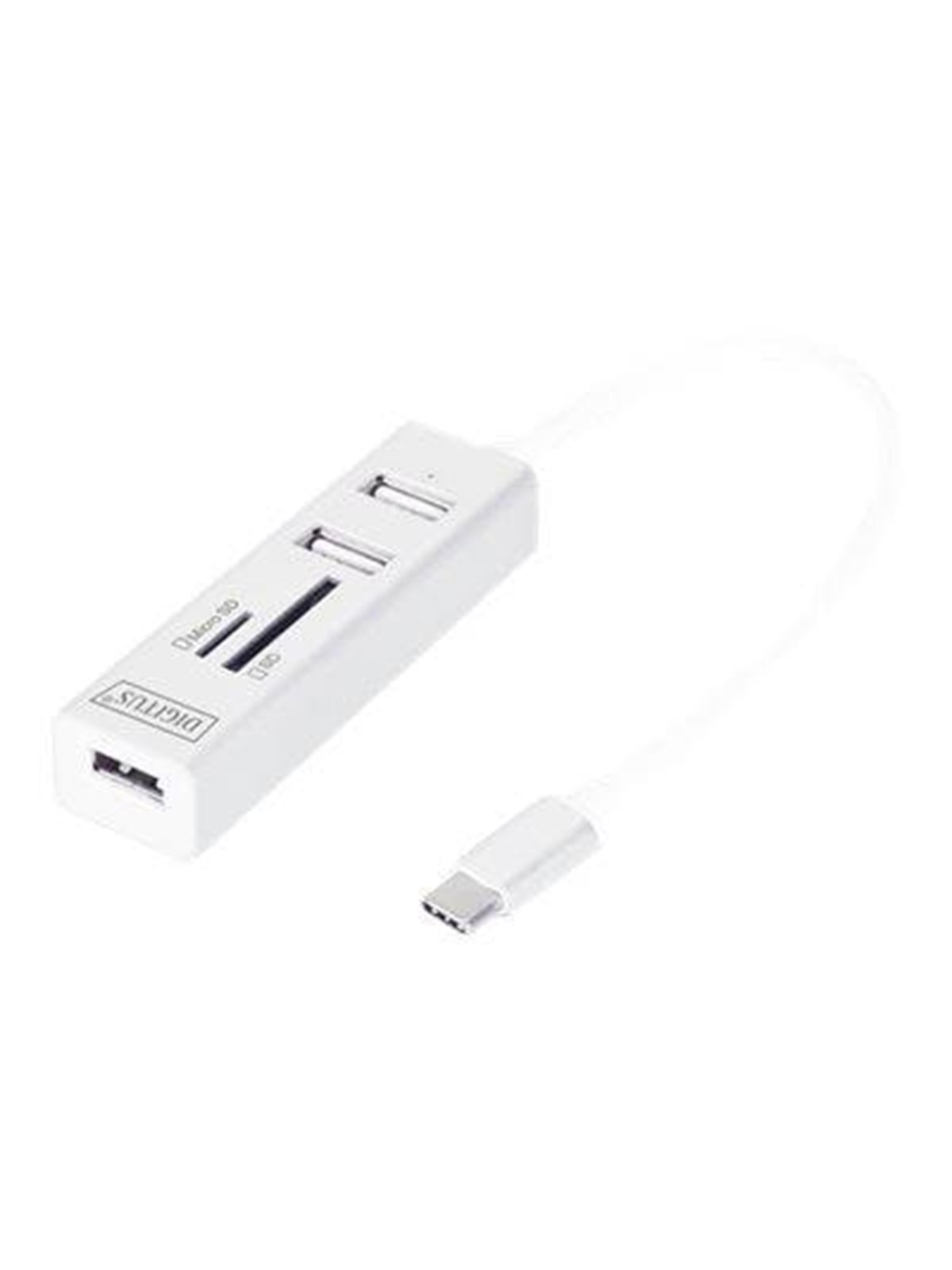 DIGITUS DA-70243 - hub - 3 ports USB-Hubs - 3 - Weiß