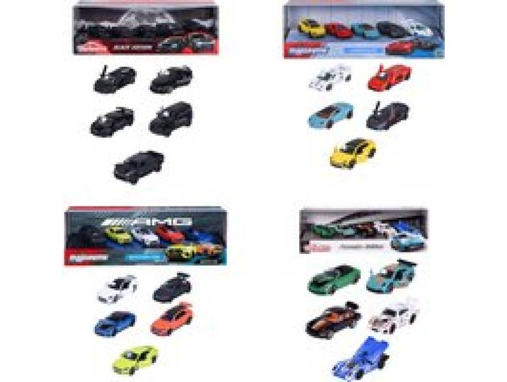 MAJORETTE Coffret cadeau de 5 voitures jouets