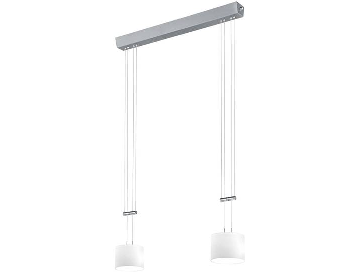 Bankamp Designer-Pendellampe Grazia Nickel matt mit Chrom abgesetzt Metall/Glas 3400 lm Dimmbar B 62 cm - LED - Lichtfarbe: Extra warmweiss - LED Energiesparlampen