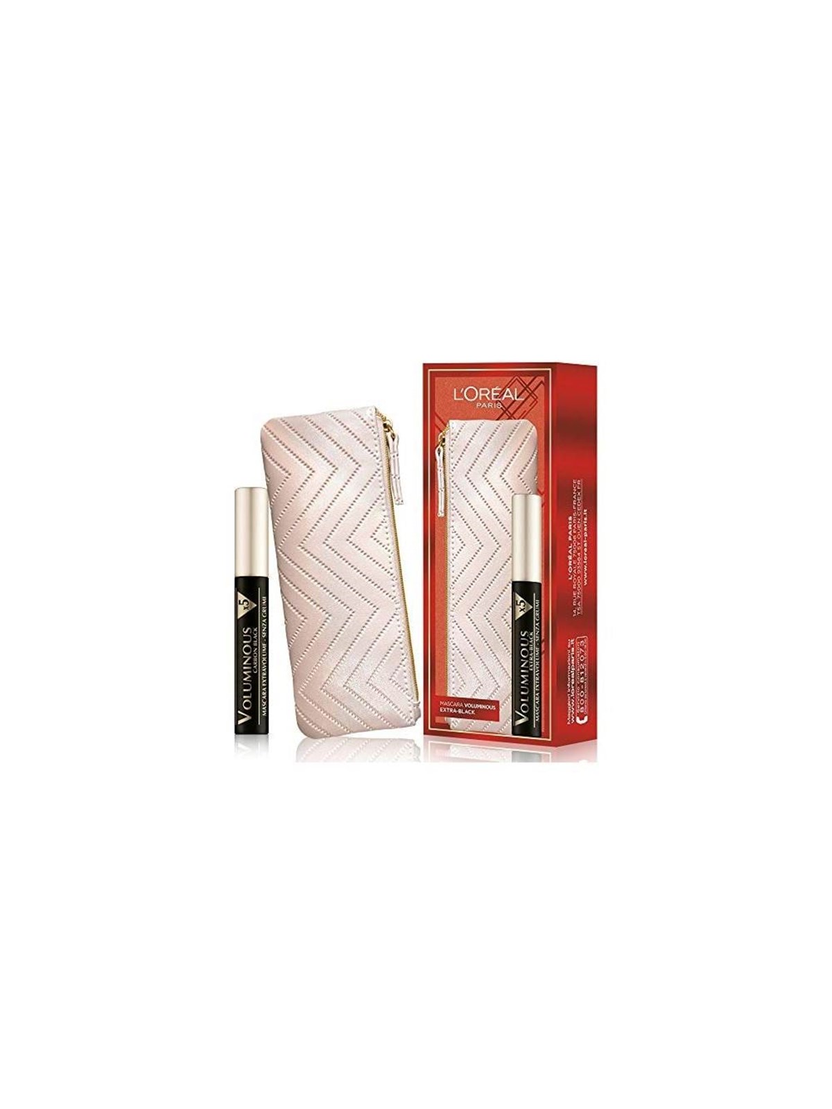 L'Oréal Paris Set L'Oreal Paris: Textile Makeup Bag Cream + Vol