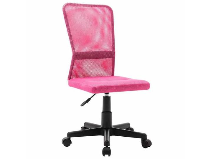 Siège de Bureau réglable - VIDAXL - TOP Chaise de bureau - 110 kg par siège - Rose - 44x52x100 cm - Tissu - en maille &&49107