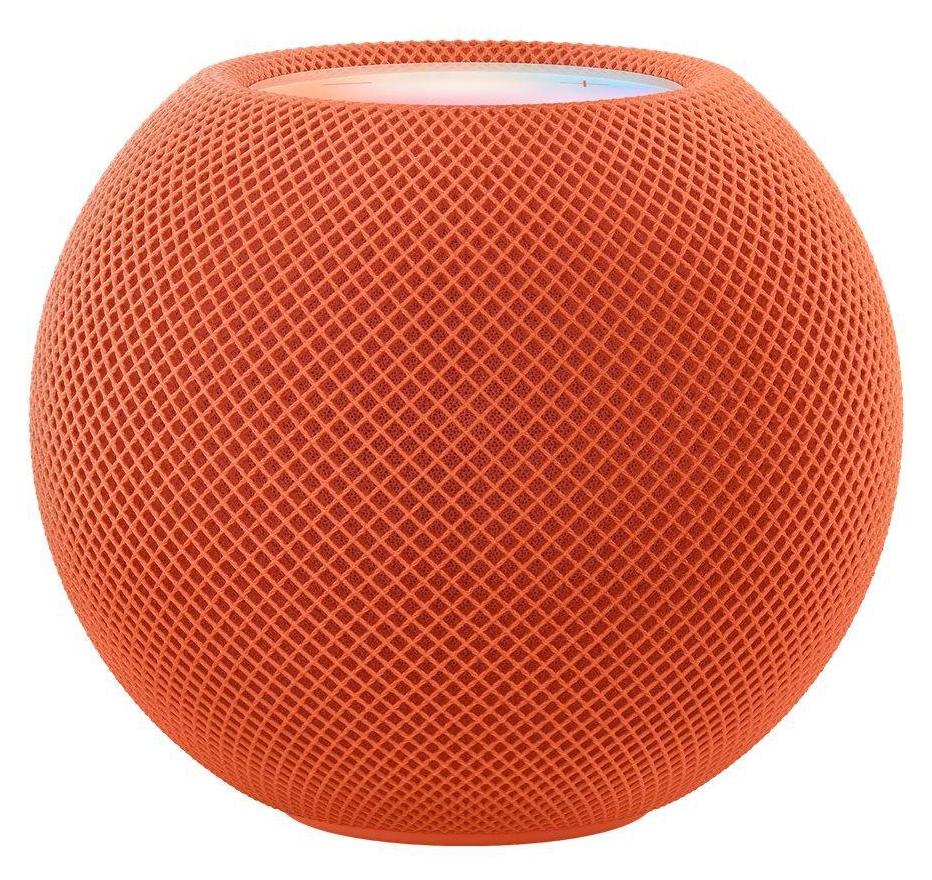 Apple HomePod mini, Apple Siri, Rund, Orange, Voller Bereich, Berührung, Apple Music, Einschalten
