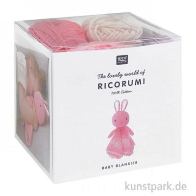 Ricorumi Häkel-Set 'Baby Blankies - Hase', mit Füllwatte