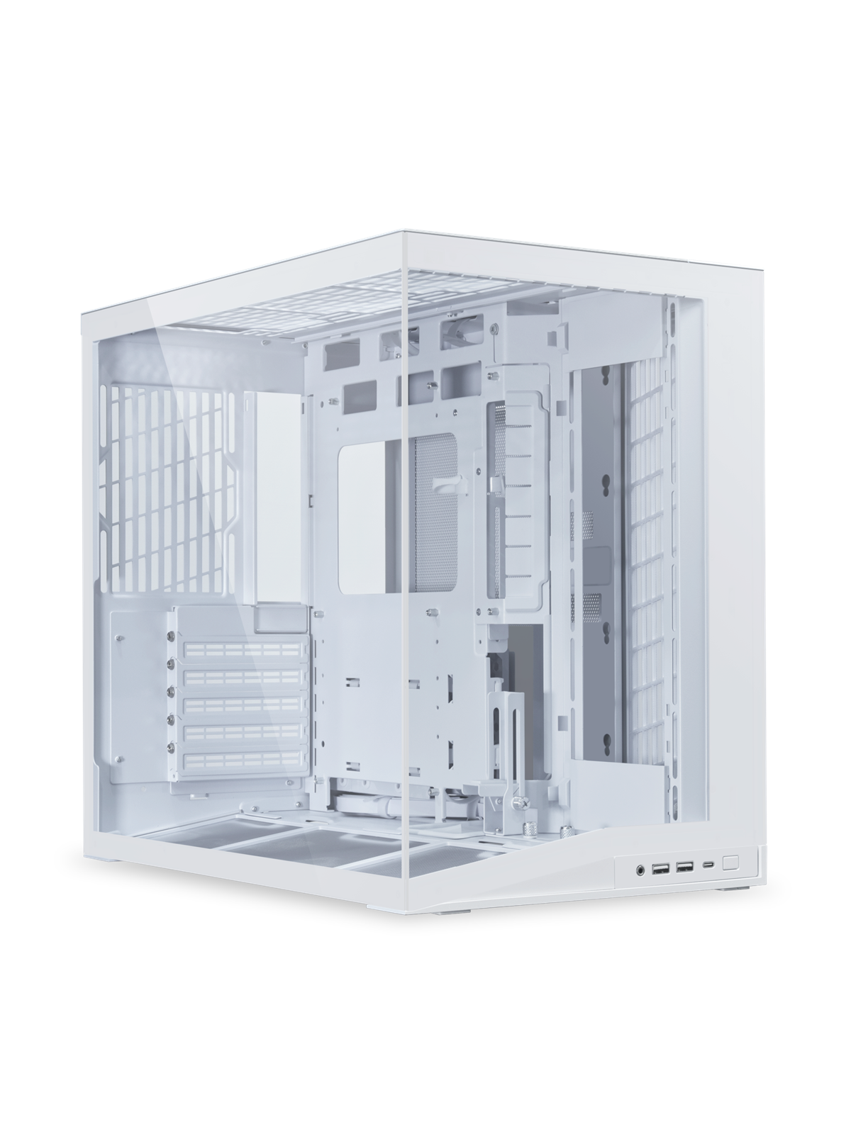 Lian Li O11D Mini V2 White - Gehäuse - Miditower - Weiß