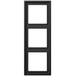 JUNG, Zubehör Schalterprogramm, Rahmen 3fach AL2983D Aluminium
