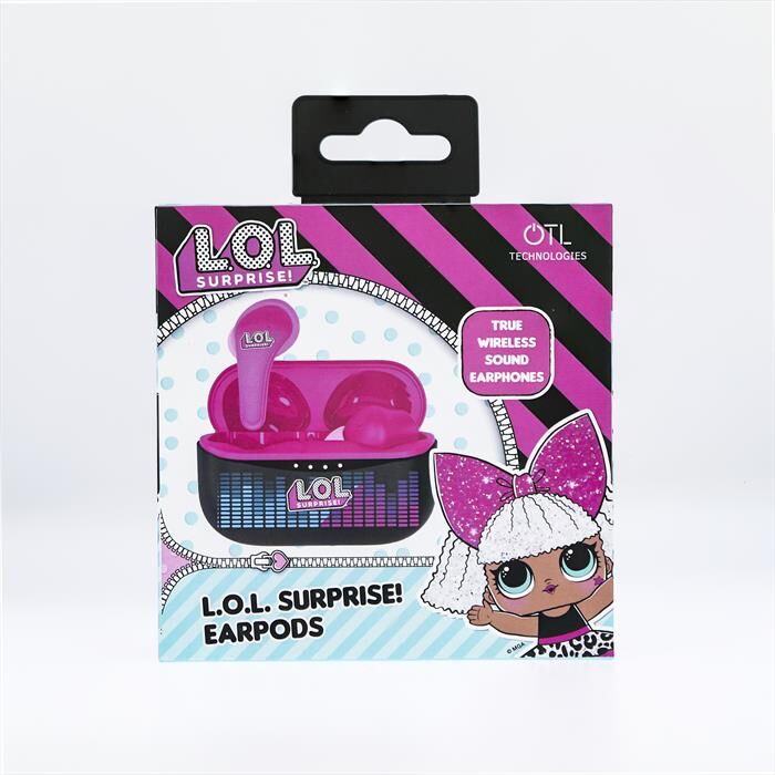 OTL Auricolari Bluetooth Lol Earpods-black Pink