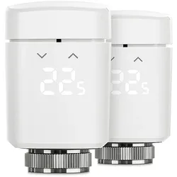 EVE 2er Pack Thermo (MATTER) Heizkörperthermostat, Weiß