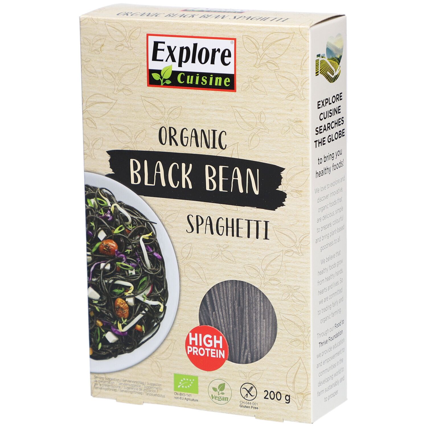 Explore Cuisine Spaghetti schwarze Bohne Bio 200 g Sonstige