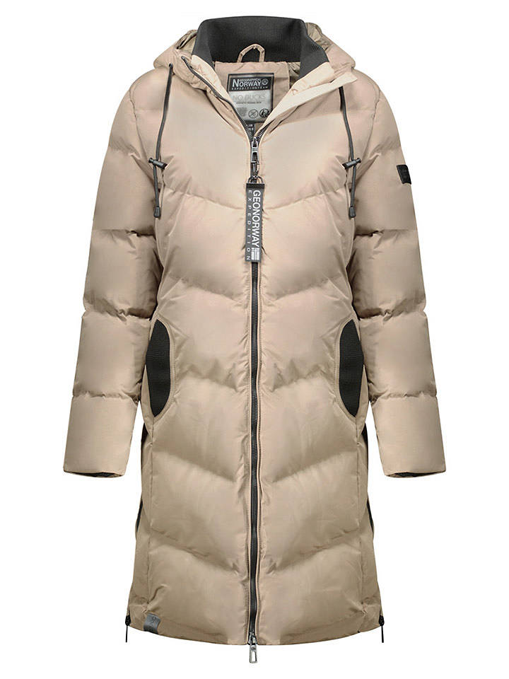 Geographical Norway Wintermantel "Bonus" in Beige - 3XL