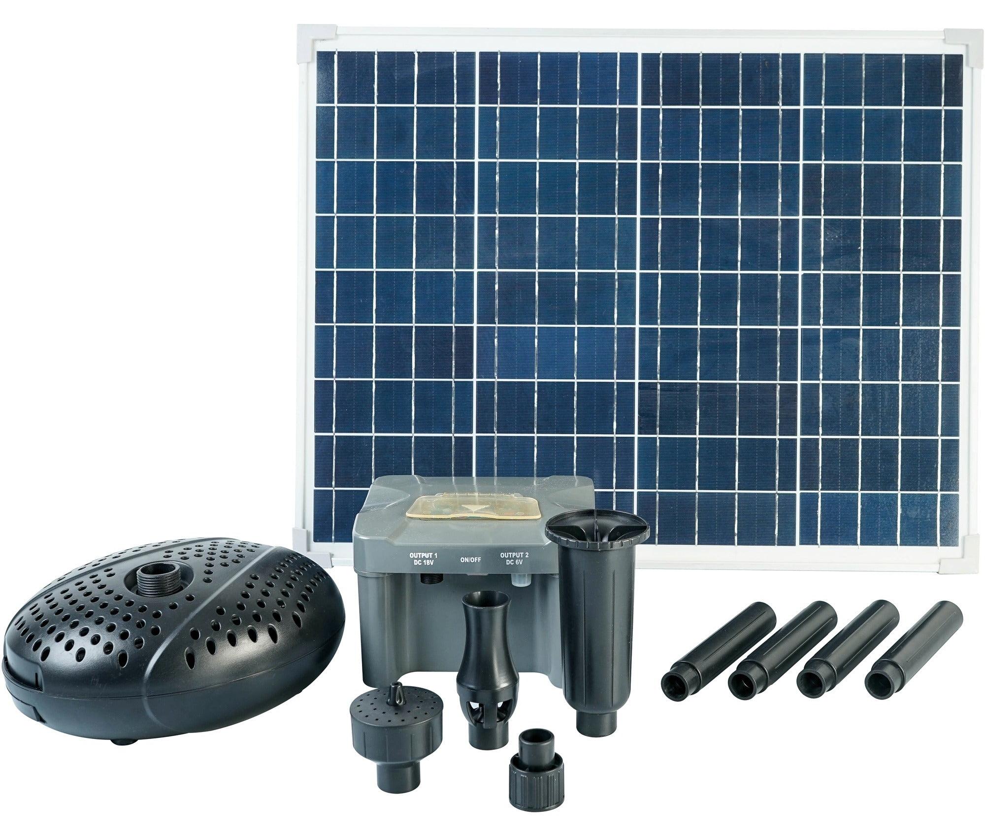 Ubbink SolarMax 2500 Set mit Solarmodul, Pumpe und Batterie