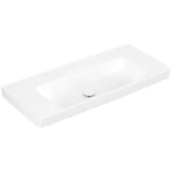 Villeroy & Boch Architectura Wandwaschbecken, 1000x445x165 mm, weiß Alpin, glänzend, Sanitärkeramik, Metropolitan Stil, ohne Überlauf, für Wandauslaufarmatur