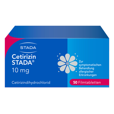 STADA Consumer Health Deutschland GmbH CETIRIZIN STADA 10 mg Filmtabletten 50 St 02246610