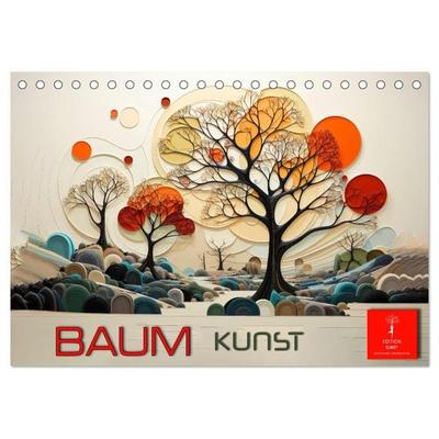 Baum Kunst (Tischkalender 2027 DIN A5 quer), CALVENDO Monatskalender