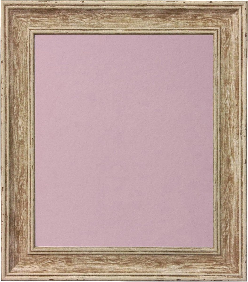 Houten Fotolijst met Acrylglas in Scandi Stijl - Roze - A2