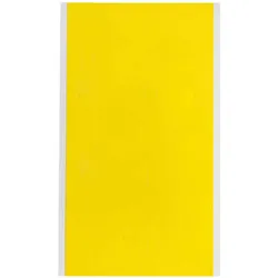 Brady, Etiketten, 3470-BLANK, B-499, Nylongewebe, ohne Beschriftung, Schwarz auf Gelb, 127 x 228mm, Schrifthöh