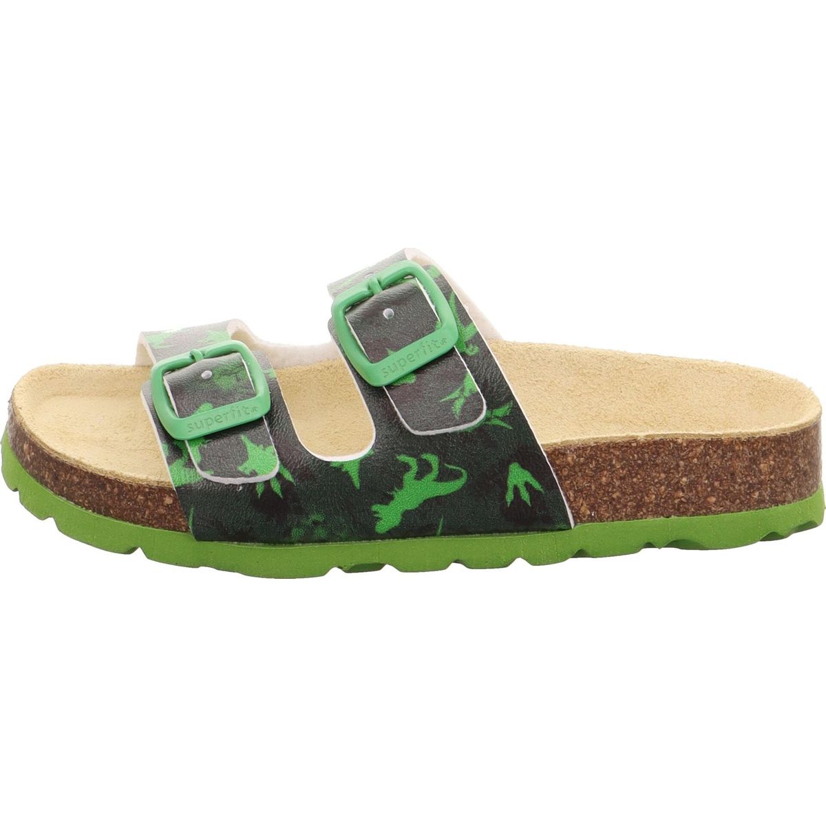 Superfit Fussbettpantoffel grÜn/mehrfarbig (7080) 24 1-800111-7080-24