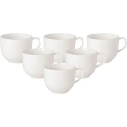 Villeroy & Boch, Tasse, Multipack Afina Kaffeeobertasse - 6 Stück (150 ml, 6x)