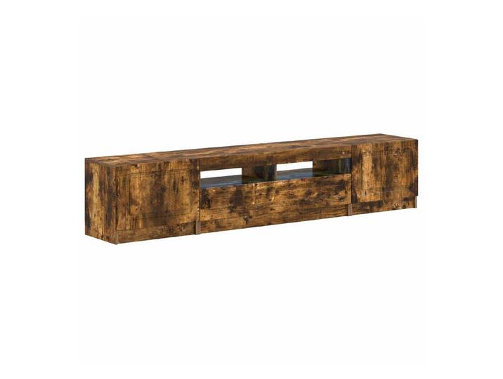 vidaXL TV-Schrank LED-TV-Schrank UTRECHT 3 stk. Raucheiche Holzwerkstoff (3-St)