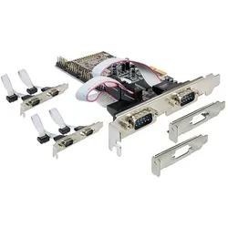 Delock 89347 PCI Express Karte 6 x Seriell, Kontrollerkarte