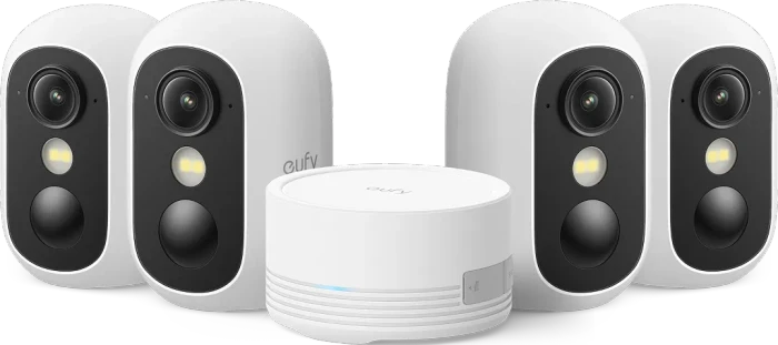 Anker Eufy C35 (4er-Set + HomeBase Mini Einheit) 1080p White
