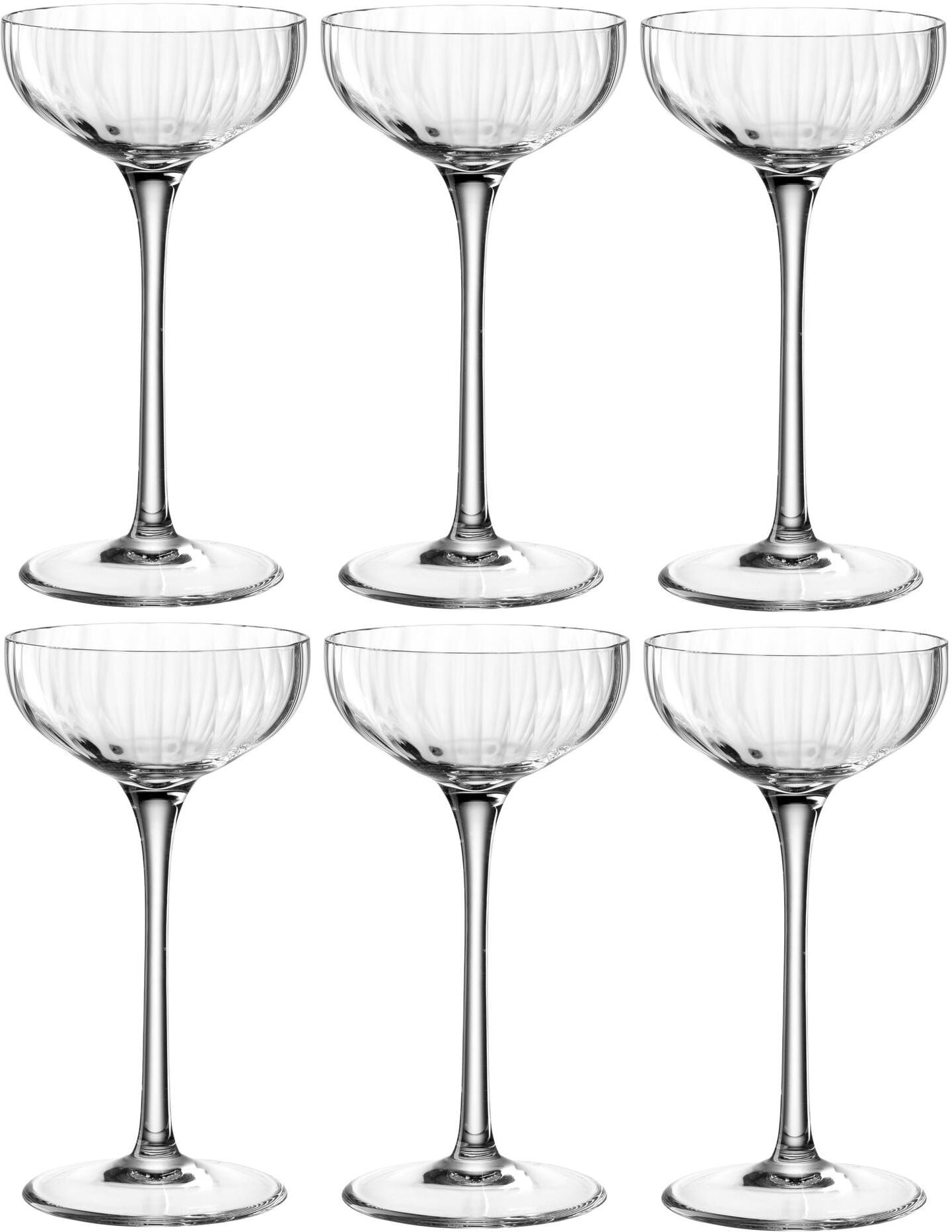Likörglas LEONARDO "Leonardo Poesia 90 ml", transparent, B:7,5cm H:14cm Ø:7,4cm, Kristallglas, Trinkgefässe, Likörglas transparent Ø 7,4cm x 14cm, 90ml, 6 Stk.