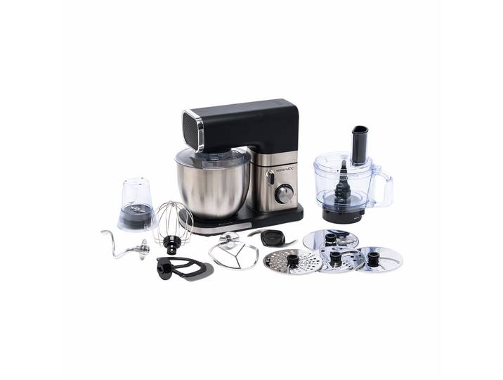Novamatic Mastermix KM1300 Küchenmaschine – schwarz / silber