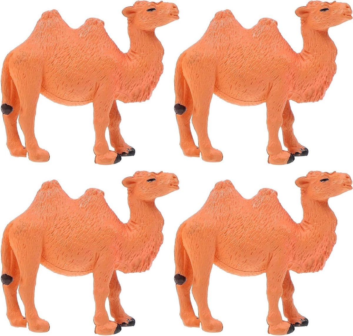 Bruin Kameel Beeldje - Realistisch Dierenmodel Miniatuur voor Desktop Decoratie - 4.5 cm