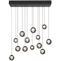 Neuhaus PURE LED-Pendelleuchte Popup Metall Grau Grey