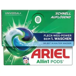 ARIEL Waschmittel »UNIVERSAL+ Allin1 PODS« 15 WL grau