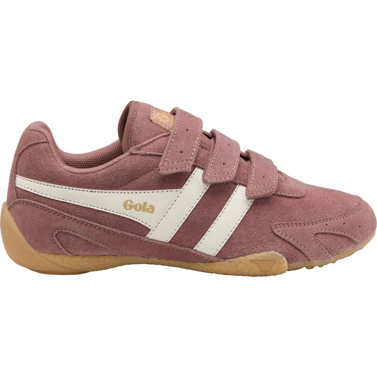 Gola Connect Suede Strap Sneaker Women brownrose/off white/gum (LW) 39 CLB936-LW-39-brownroseoffwhitegum