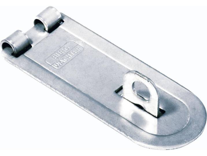 Burg-Wächter Porte-cadenas PCC 60 SB Longueur 60mm Largeur 24mm Œillet 6mm galvanisé résistant aux intempéries - PCC 60 SB
