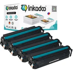 Inkadoo, Toner, Kompatibel Toner für HP Color LaserJet Pro MFP M 277 n (BK, C, M, Y)