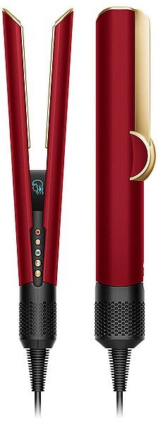 Haarglätter - dyson Airstrait Samtrot/Gold dunkelrot EG